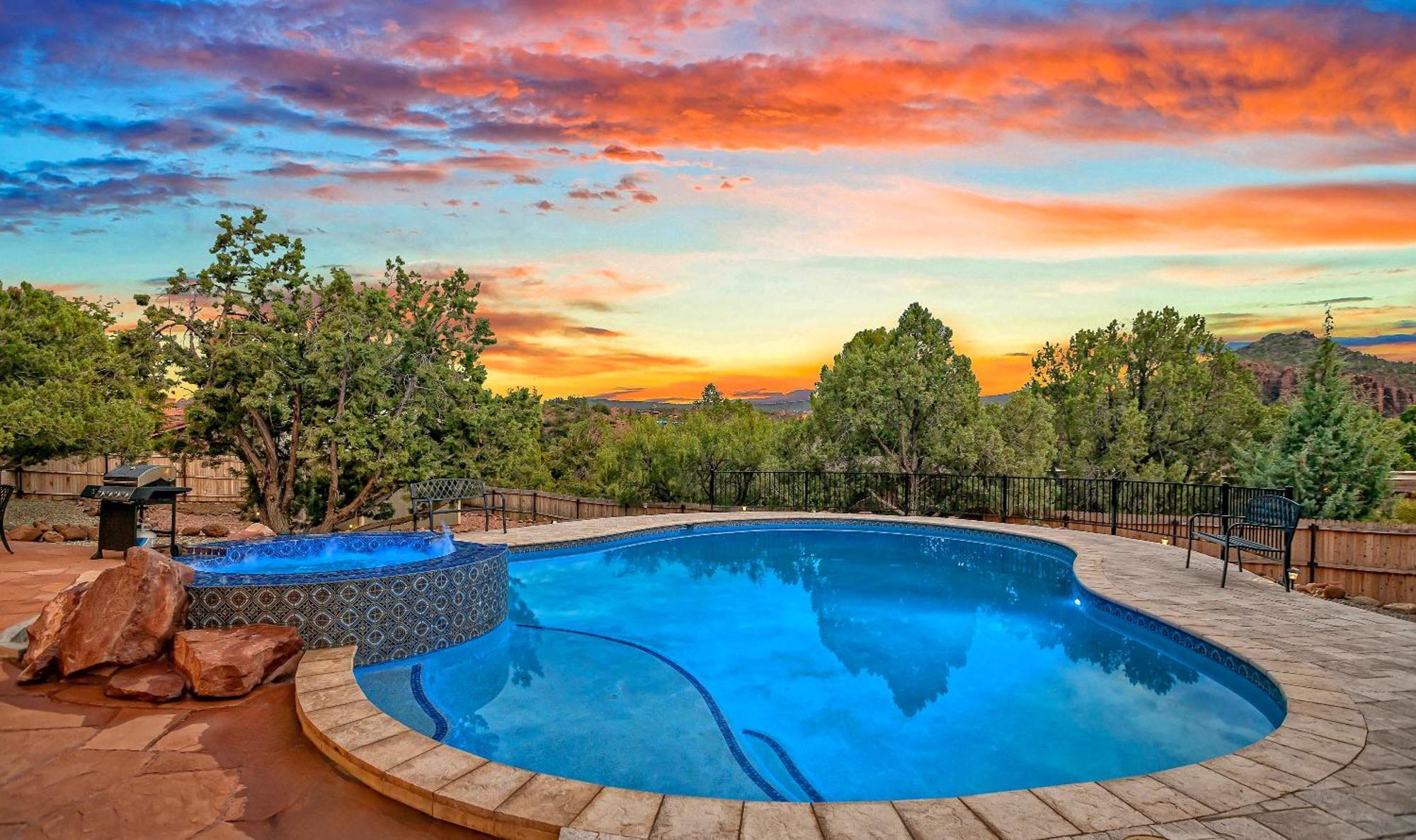 Sedona'S Paradise Found, Saltwater Pool And Hot Tub, Private Oasis! Екстериор снимка